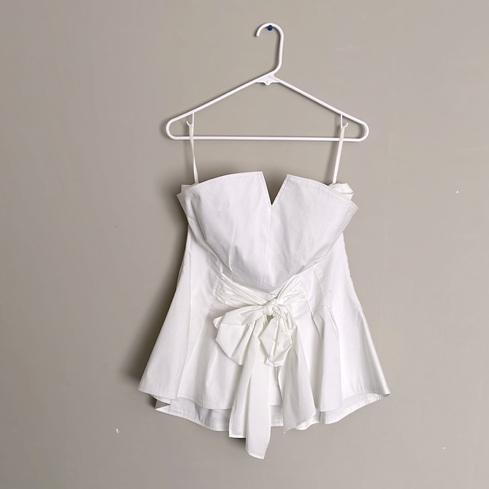 White fitted Blouse
